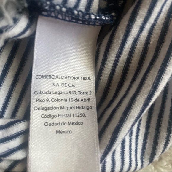 Vineyard Vines Shirt Mens Size XS Edgartown Polo Blue Striped Pocket Whale Logo - Picture 6 of 7